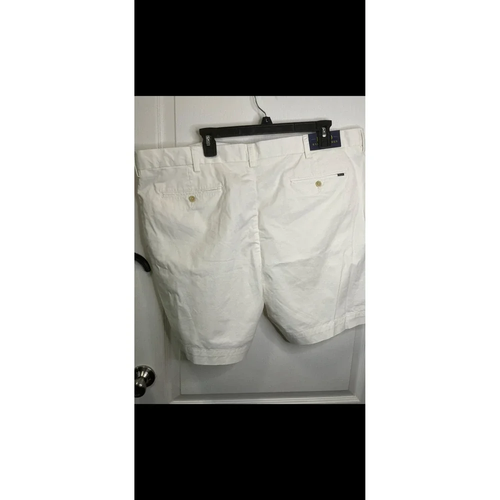 Polo Ralph Lauren Classic Fit Stretch White Shorts Mens Size 42 NWT‎